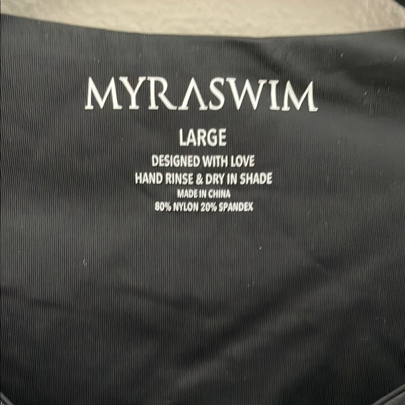 MYRASWIM Black Sleeveless Bodysuit - Picture 2 of 7